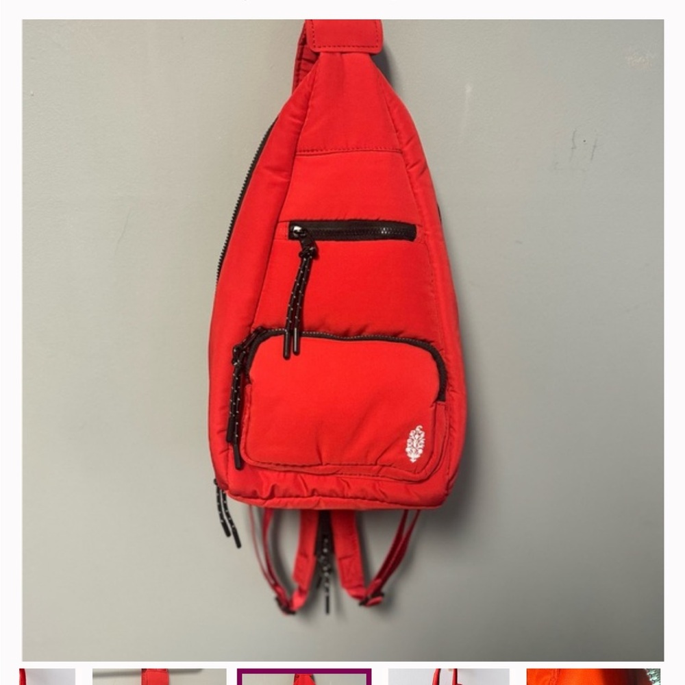 Free People Red Crossbody Bag - Picture 4 of 8